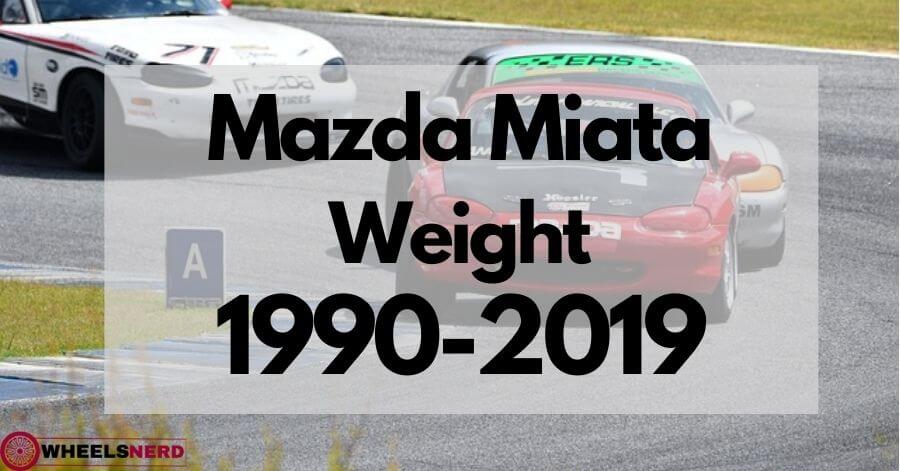 Miata weight