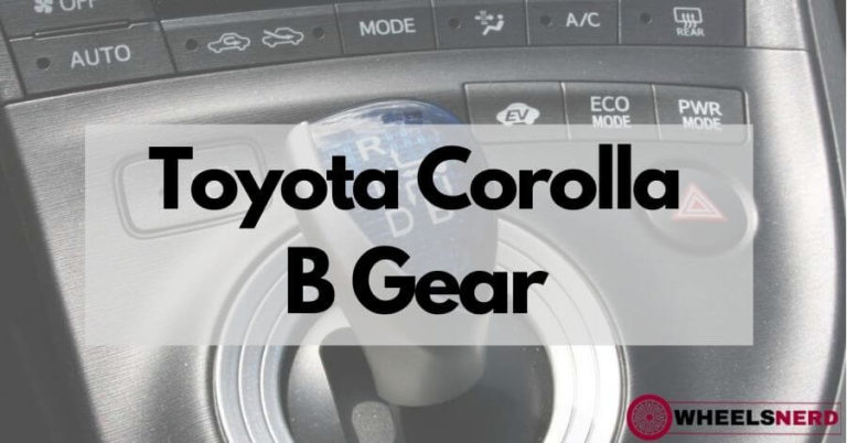 Toyota Corolla B Gear