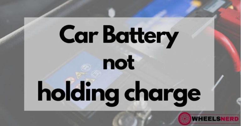 car battery not holding charge
