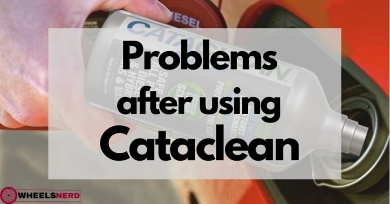 problems after using cataclean