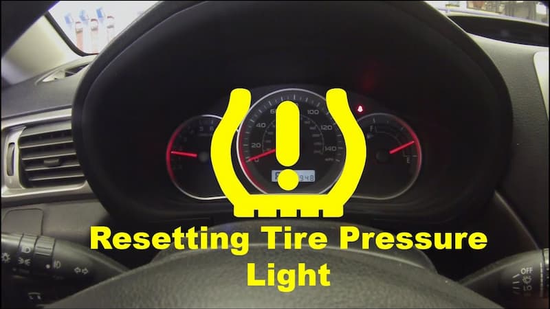 Reset the tire pressure in early winter