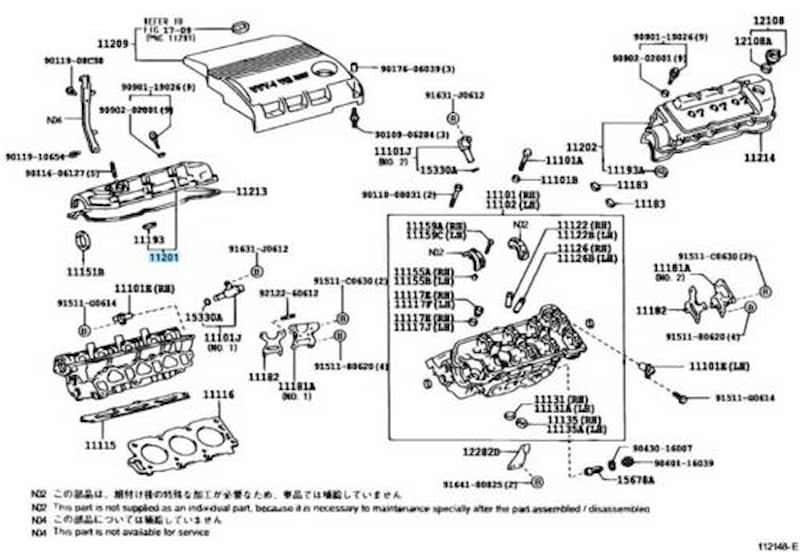 toyota 1mz fe engine diagram