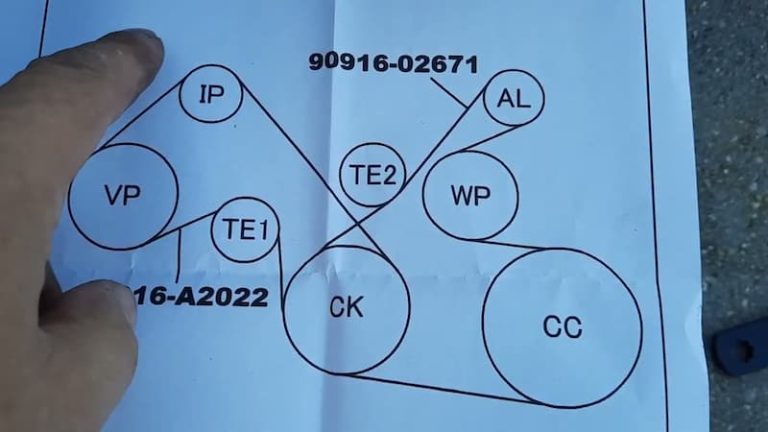 2011 Toyota Camry 2.5L Belt Diagram