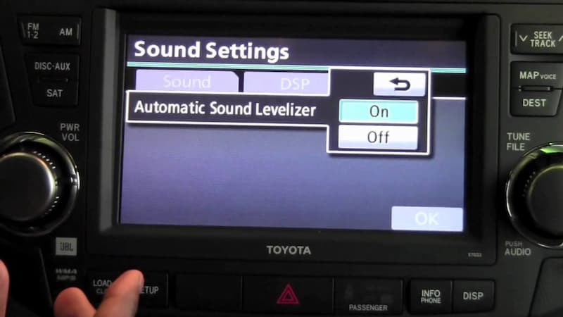 Automatic Sound Levelizer Toyota