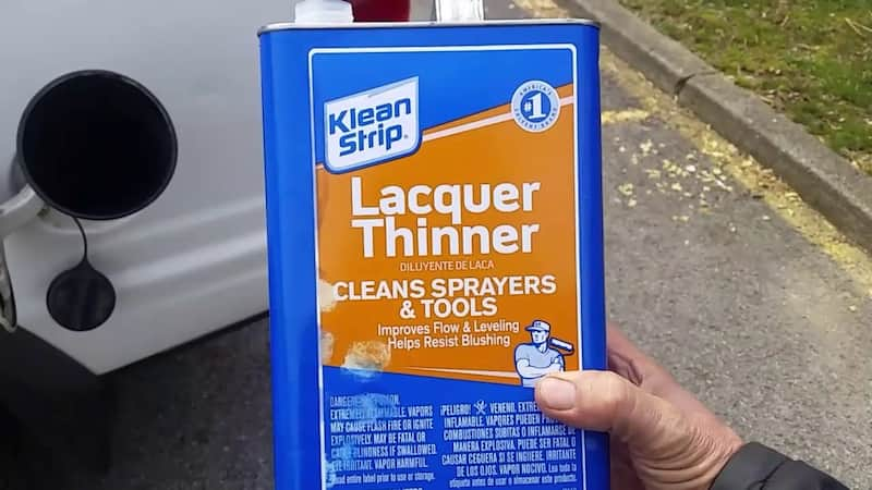 Cleaning Catalytic Converter With Lacquer Thinner