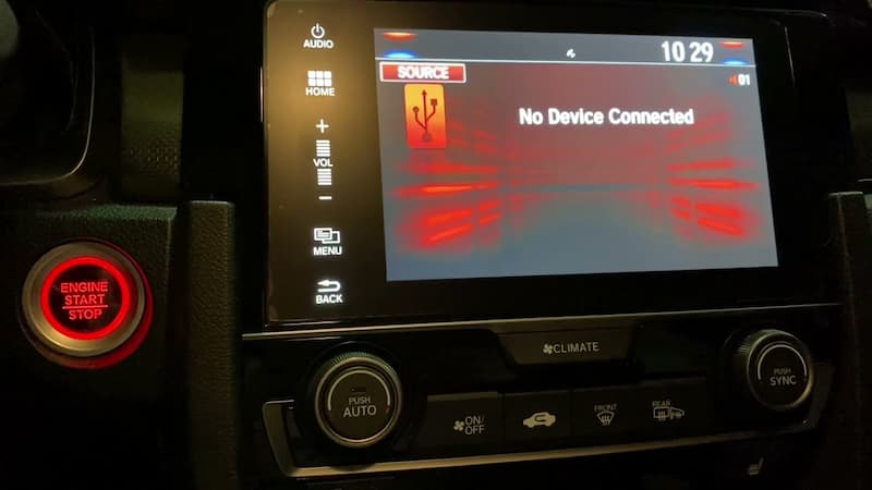 Hardware problems causing USB no device connected