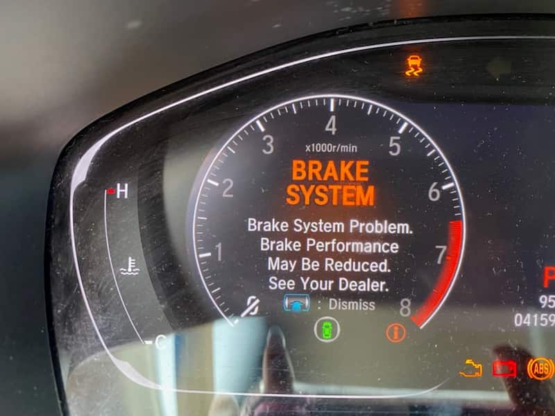 Honda Pilot Brake System Problem Won't Start