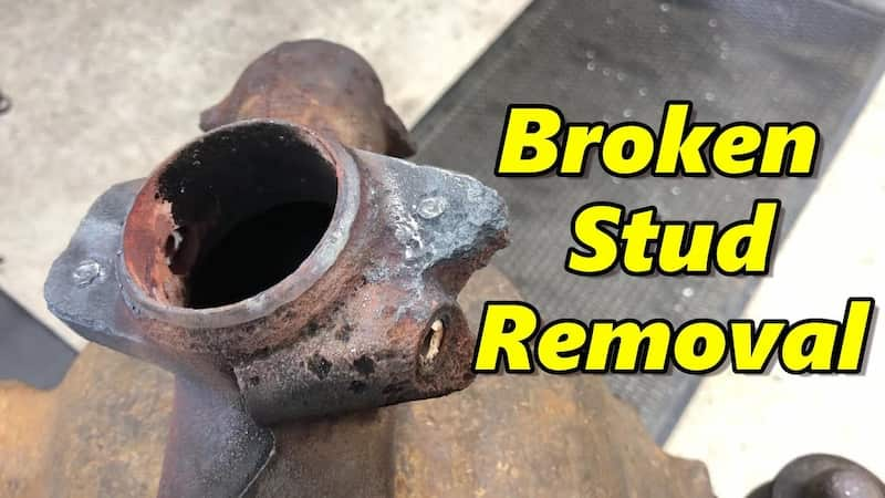 How to remove the damaged stud