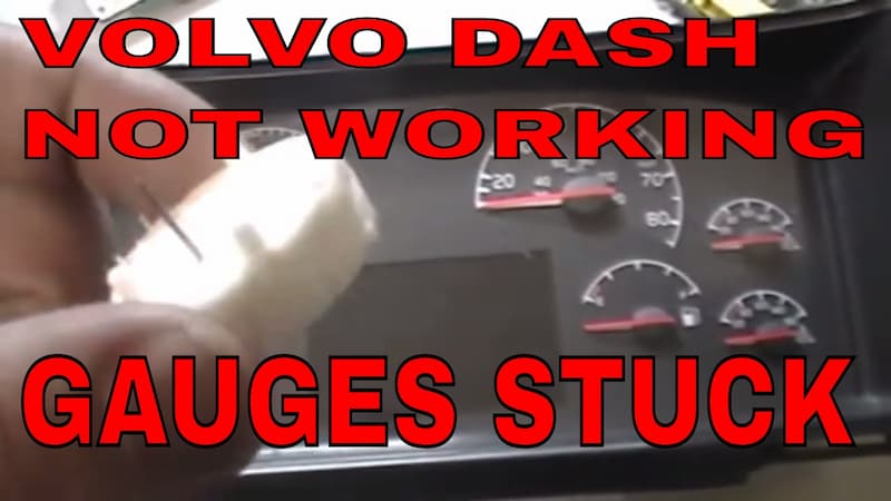 Volvo Truck Dashboard Gauges Stop Working