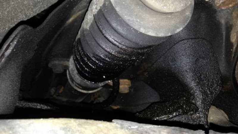 Power steering oil leak