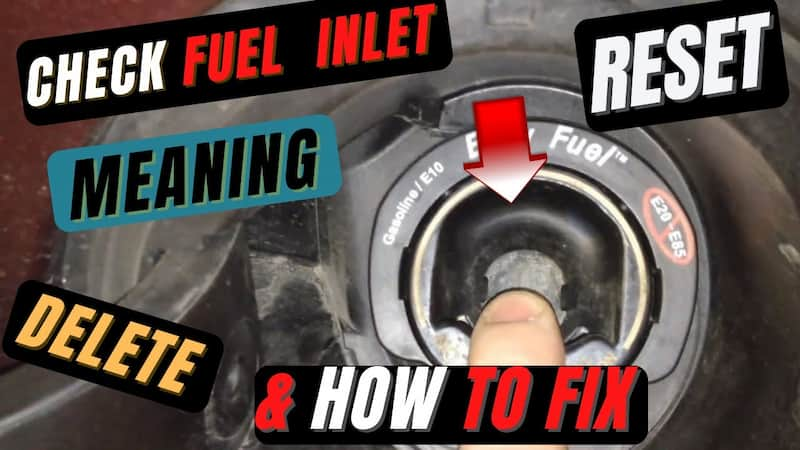 What Does Check Fuel Fill Inlet Mean On Ford F150?