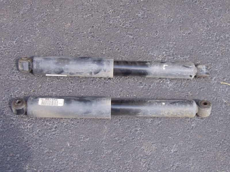 Worn struts and shocks