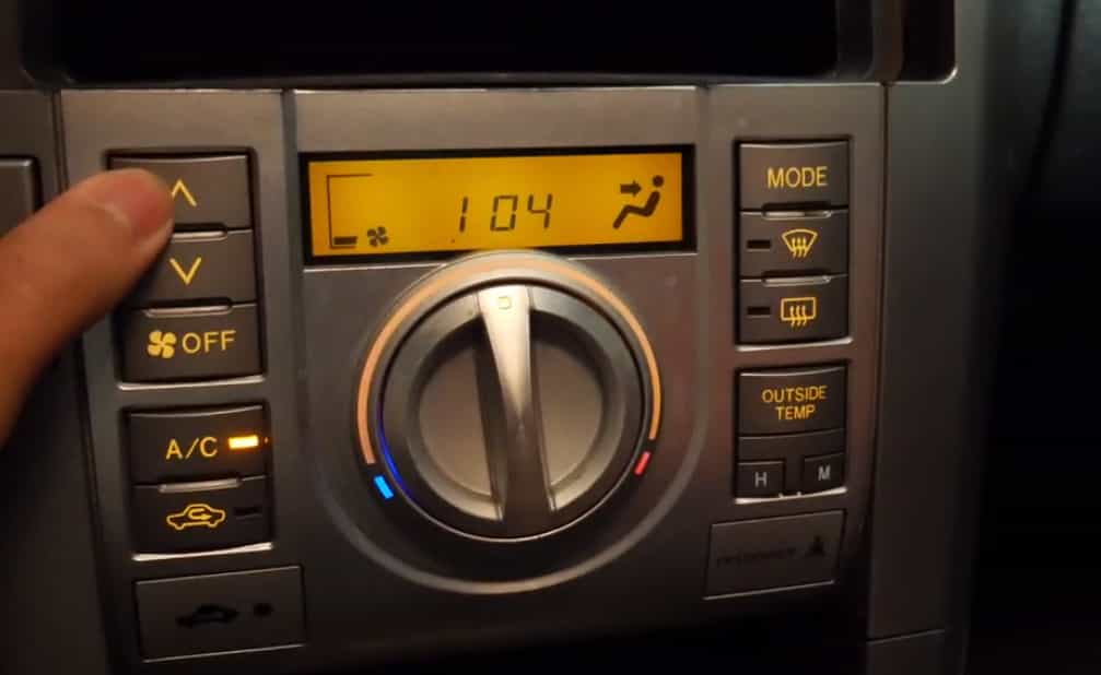 scion tc ac buttons not working