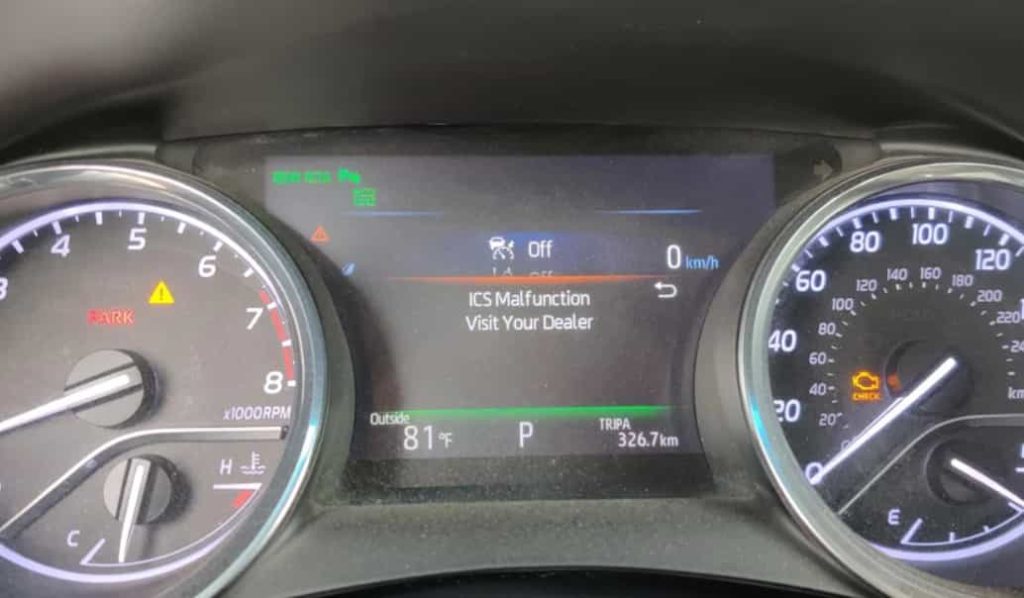 ics malfunction toyota camry 2018